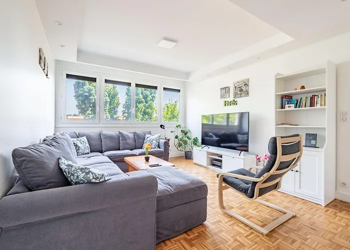 Appartement Lumineux Et Cosy A 15Min De Paris
